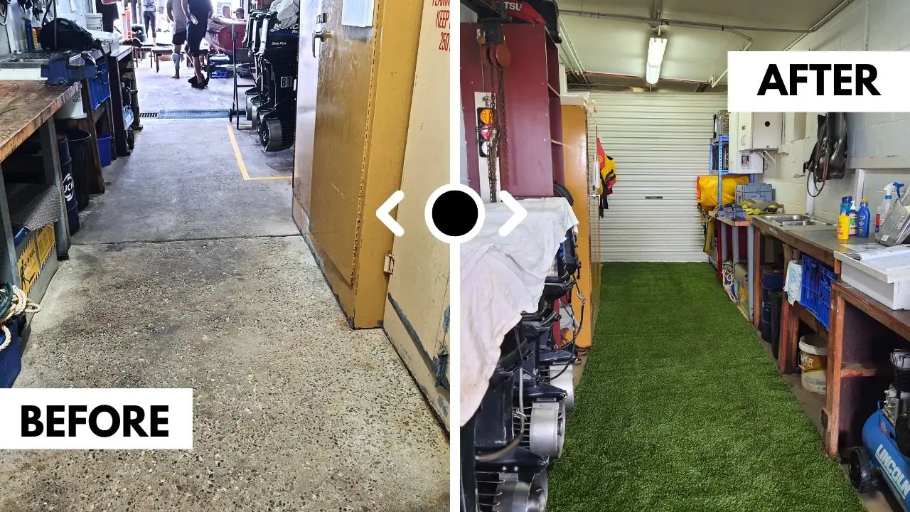 Artificial Grass for Sporting Communities Before and After