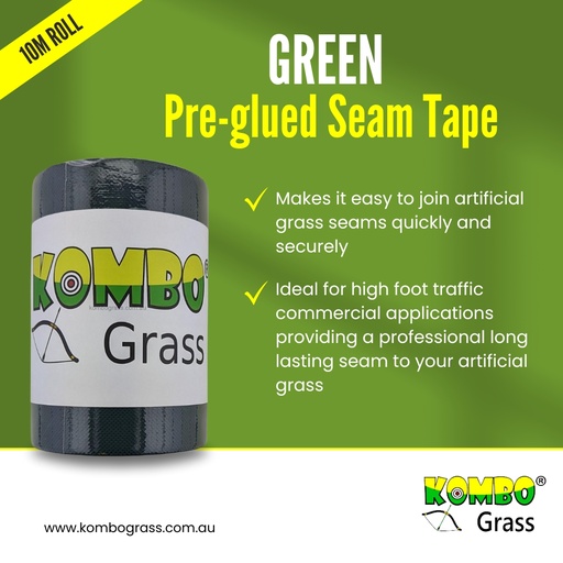 [KGA-GST] Green Pre-glued Seam-Tape 10m roll
